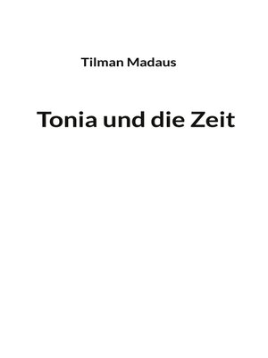 cover image of Tonia und die Zeit